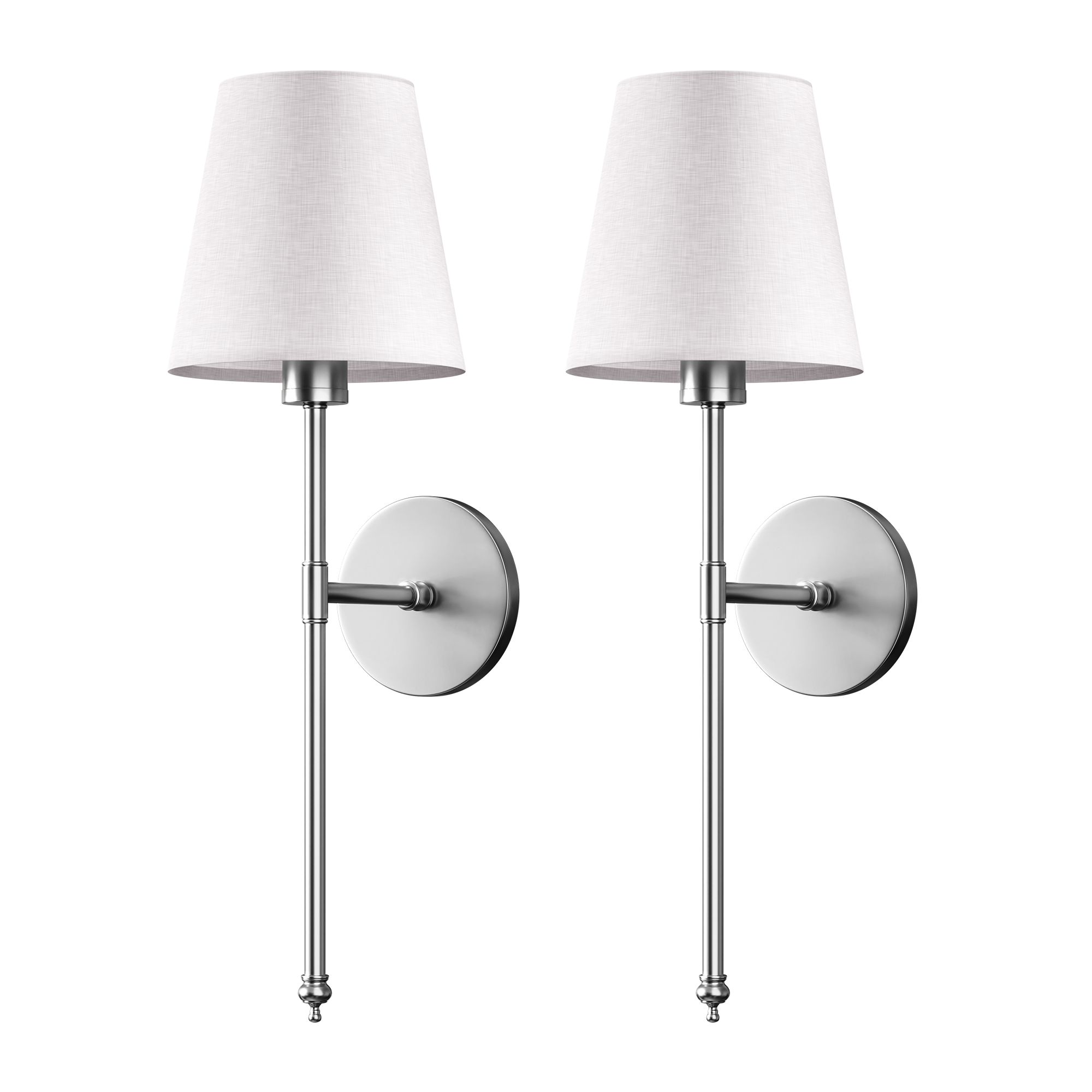 Silver wireless wall sconce by Arenzza with sleek design, showcasing easy tool-free installation for modern interior lighting.