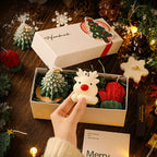 Aarenza Christmas scented candle gift set with festive holiday candles in decorative containers and seasonal packaging.