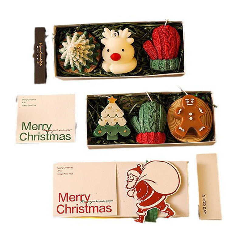 Arenzza Christmas scented candle gift set with festive candles in decorative containers for holiday and Halloween ambiance.