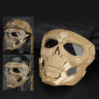 Arenzza skull horror helmet mask with realistic design, secure fit, ideal for Halloween parties and collectors.