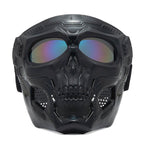 Arenzza skull horror helmet mask with realistic design, secure fit, suitable for Halloween and Christmas parties and collectors.