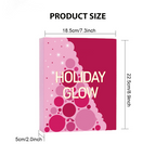 Arenzza Christmas makeup advent calendar with 40-color eyeshadow palette and daily surprises, festive holiday gift set.
