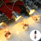 Arenzza Christmas string lights with colorful LED bulbs for holiday decoration, ideal for Christmas and Halloween festivities.
