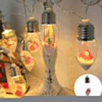 Arenzza Christmas string lights with colorful LED bulbs, perfect for holiday decoration and festive ambiance.