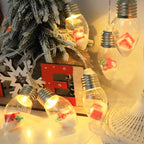 Arenzza Christmas string lights with colorful LED bulbs, ideal for holiday decoration and festive ambiance.