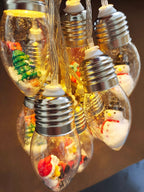 Arenzza Christmas string lights with colorful LED bulbs, perfect for holiday decor and festive Christmas or Halloween decoration.
