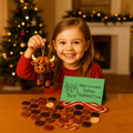 Arenzza DIY button animal ornaments for Halloween and Christmas, featuring colorful, handcrafted button animal designs.