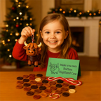 Arenzza DIY button animal ornaments for Halloween and Christmas, featuring colorful, handcrafted button animal designs.