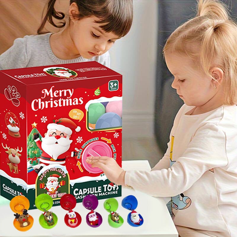 Arenzza Halloween and Christmas Egg Claw Machine for kids, featuring colorful eggs and festive holiday design.