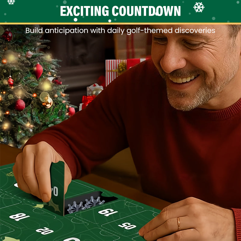 Aarenza Golf Advent Calendar 2025 for men with 24 days of golf surprises, perfect for Christmas and holiday celebrations.