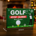Arenzza Golf Advent Calendar 2025 for men with 24 days of golf surprises, holiday-themed packaging, perfect for Christmas and Halloween.