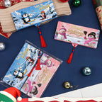 Arenzza Christmas Surprise Money Box for holiday savings, featuring festive design with holiday-themed decorations and a coin slot.