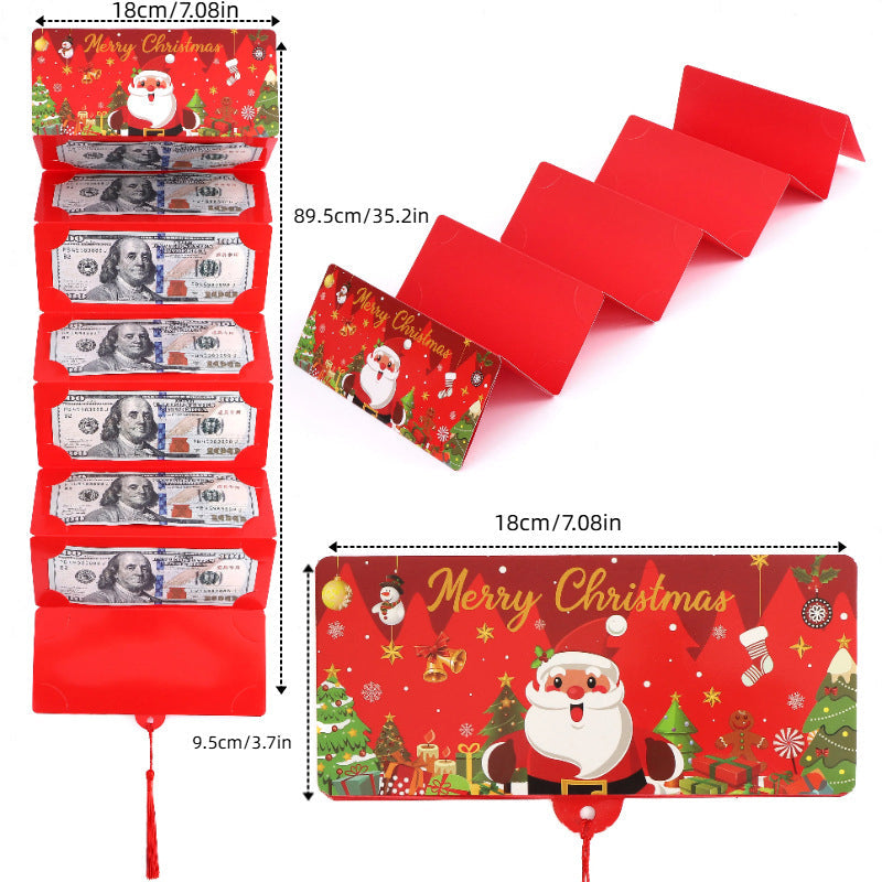 Aarenza Christmas Surprise Money Box featuring festive holiday design, perfect for saving or gifting during Christmas season.