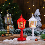 Arenzza Christmas luminous snow night light with music, featuring a snowflake design illuminated in festive colors for holiday ambiance.