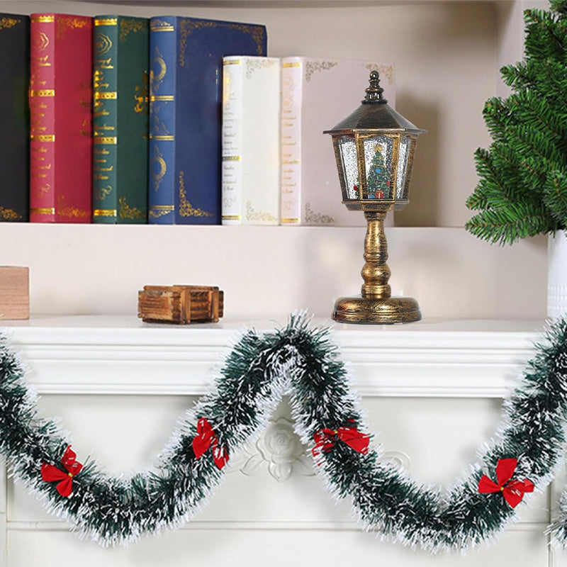 Aarenzza Christmas luminous snow night light with music, featuring a festive snow scene for holiday ambiance.