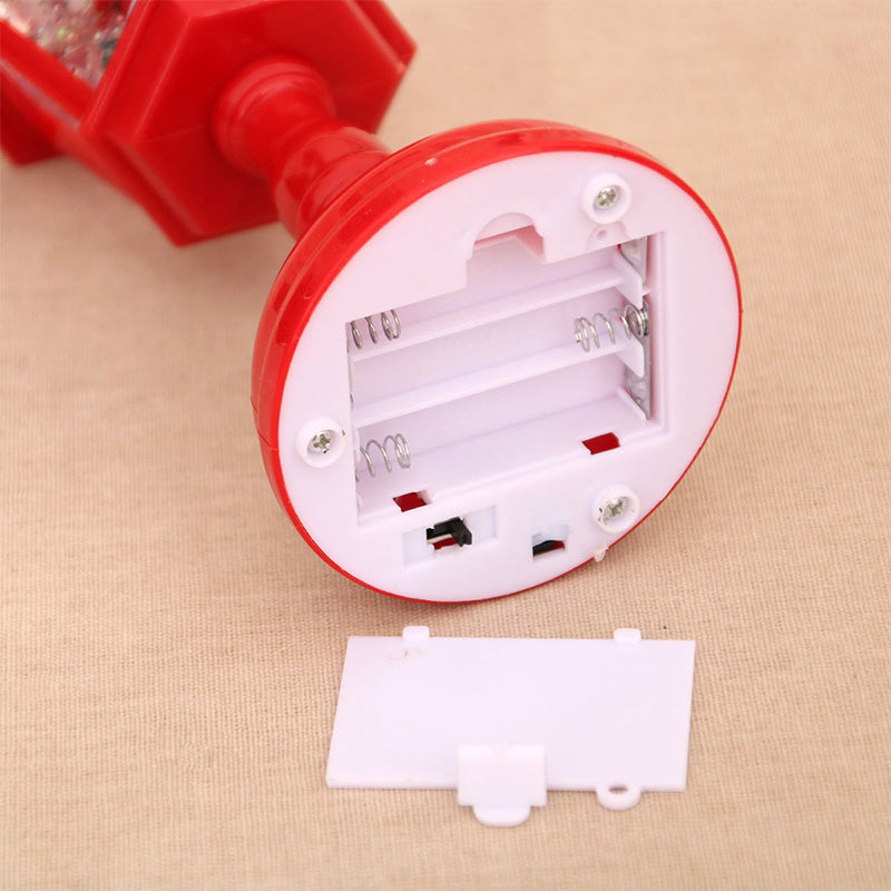Aarenza Christmas luminous snow night light with music, featuring a glowing snow scene and holiday-themed design.