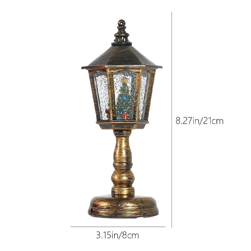 A luminous Christmas snow night light with music from Arenzza, featuring festive snow and holiday-themed design.