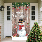 Arenzza Christmas door cover with festive holiday design for instant Christmas decor, perfect for seasonal decoration.