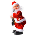 Arenzza Electric Dancing Music Santa Claus figure with Santa costume, performing dance moves for Christmas and holiday decor.