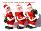 Aarenza Electric Dancing Santa Claus wearing a red suit with a hat, dancing with colorful LED lights for Christmas and holiday festivities.