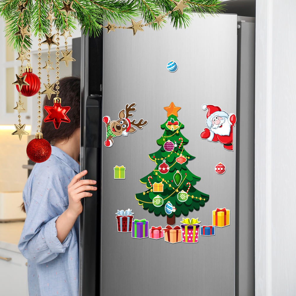 Arenzza Christmas themed magnetic sticker featuring festive holiday design with Christmas elements and cheerful holiday motifs.