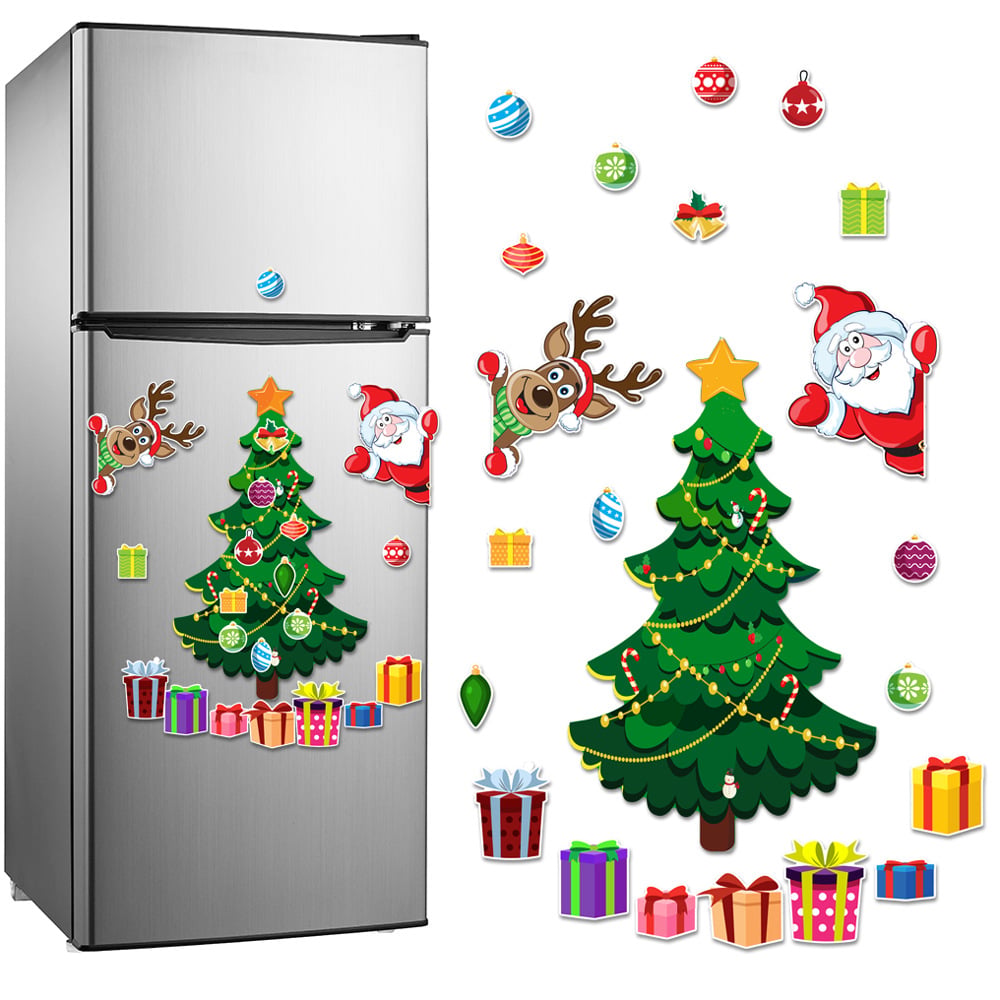 A Christmas-themed Arenzza magnetic sticker with festive holiday designs for fun and family-friendly seasonal decoration.