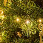 Arenzza waterproof Christmas LED firefly twinkle string lights with colorful glowing bulbs for holiday decoration.