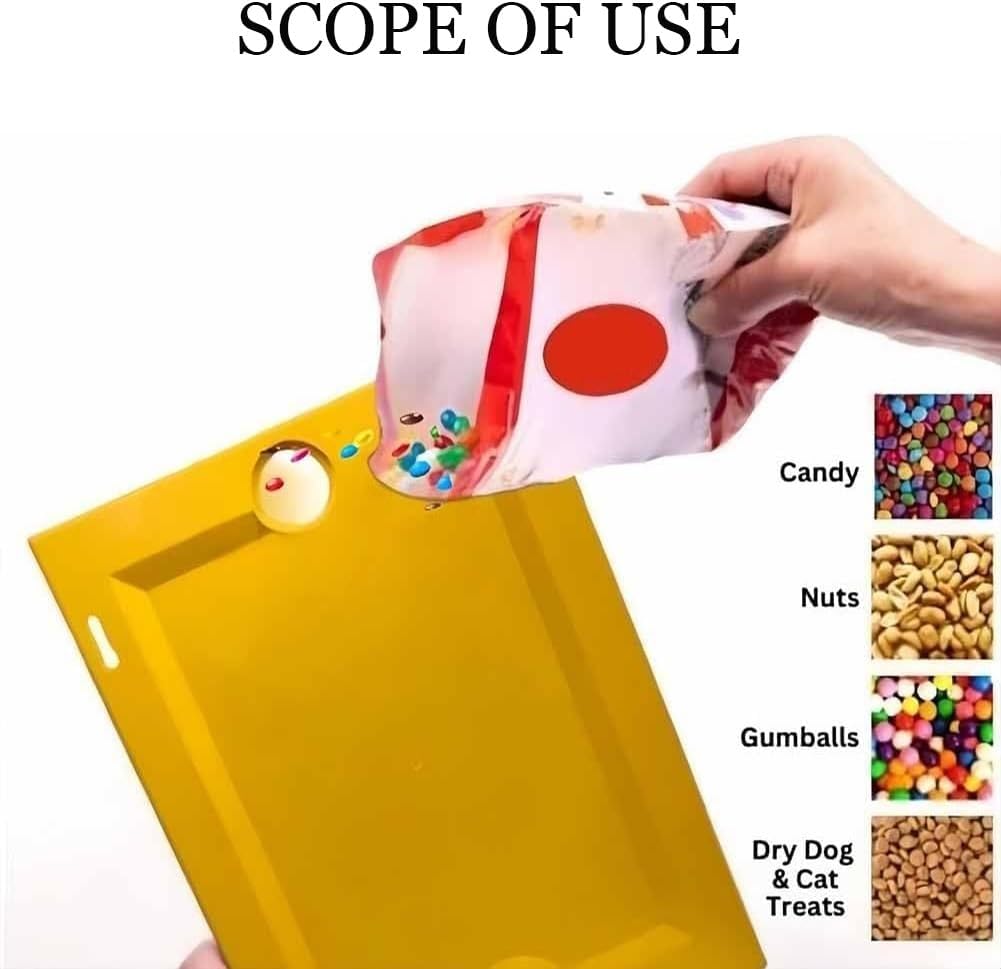 Arenzza candy dispenser picture frame with Halloween and Christmas themed design, wall mount or tabletop display, colorful and festive.