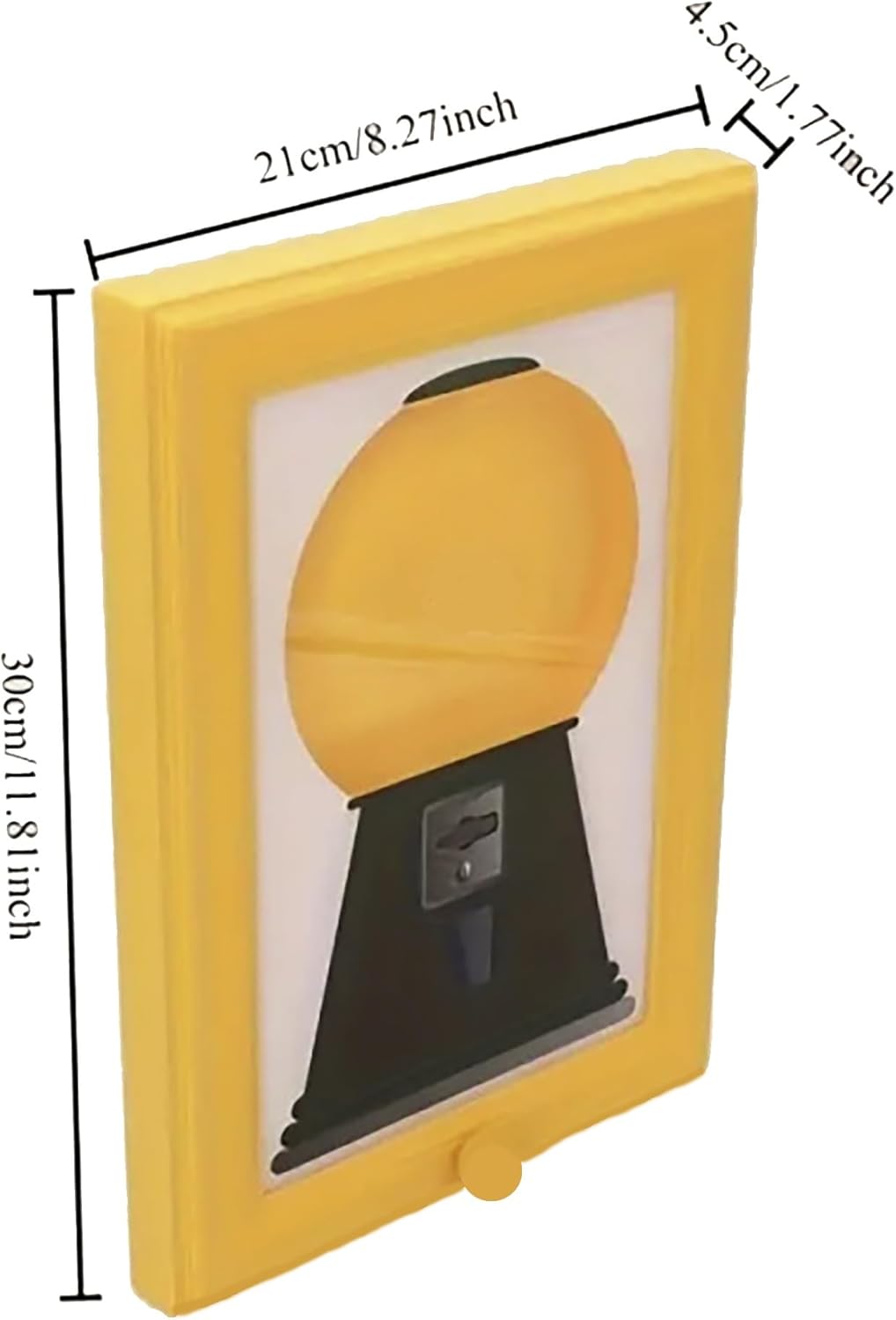 Arenzza Candy Dispenser Picture Frame for Halloween and Christmas, wall-mount or tabletop display with colorful candy images.