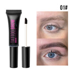 Arenzza waterproof long-lasting peel-off eyebrow tint applied on eyebrows, showcasing a natural, well-defined brow look.