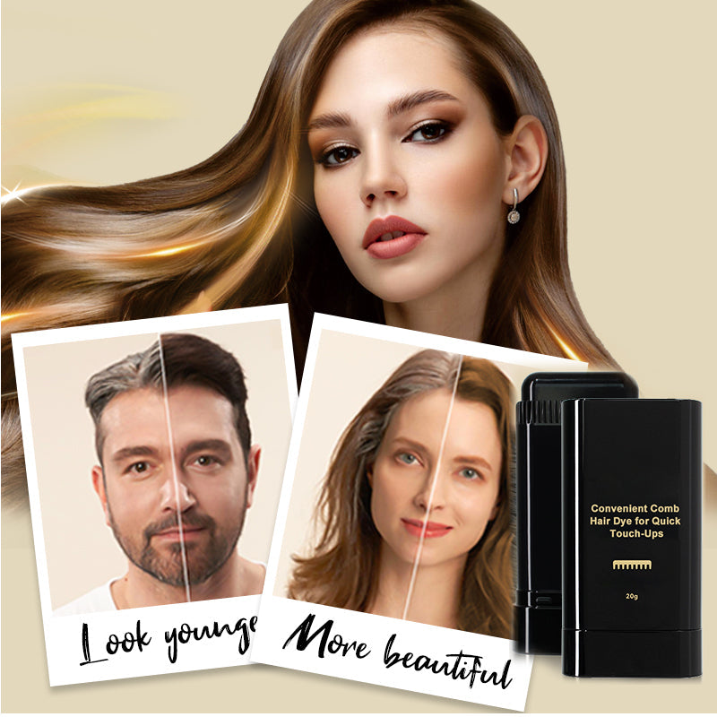 Arenzza safe and convenient comb hair dye in a sleek bottle, designed for easy hair coloring at home with a compact design.
