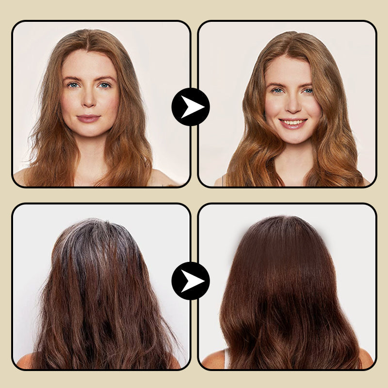 Arenzza safe and convenient comb hair dye in a sleek container, ideal for easy, at-home hair coloring and styling.