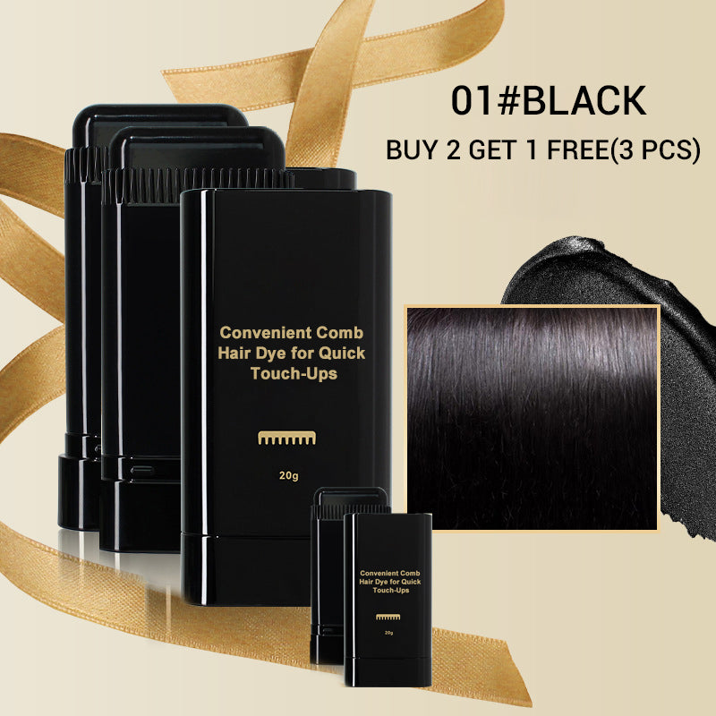 Arenzza safe and convenient comb hair dye in a sleek container, designed for easy hair coloring at home.