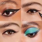 Aarenzza waterproof long-lasting eyeliner pencil in black, shown with sharp tip and smooth texture for precise eye makeup application.