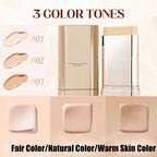 Arenzza dual-ended foundation stick for flawless, long-lasting makeup, shown with beige and darker shades on a white background.