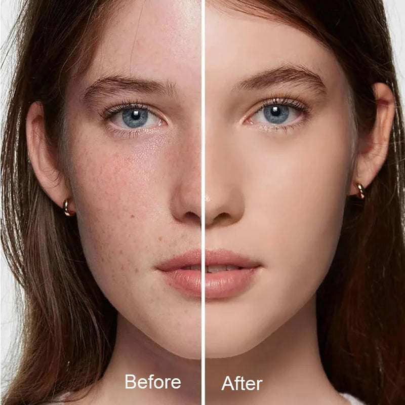 Aarenza Natural Radiance Foundation bottle, showcasing its sleek packaging and product details for 24-hour waterproof, vegan makeup.