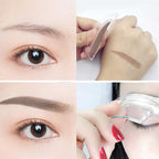 Arenzza instant adjustable eyebrow stamp with two-color brow powder, waterproof and smudge-proof, natural full brows in seconds.