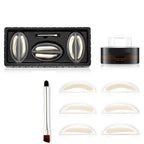 Arenzza instant adjustable eyebrow stamp with two-color brow powder, waterproof and smudge-proof for natural, full brows.