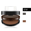 Arenzza instant adjustable eyebrow stamp with two-color brow powder, waterproof and smudge-proof, natural full brows in seconds.