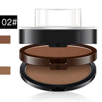 Arenzza instant adjustable eyebrow stamp with two-color brow powder, waterproof, smudge-proof, natural full brows in seconds.