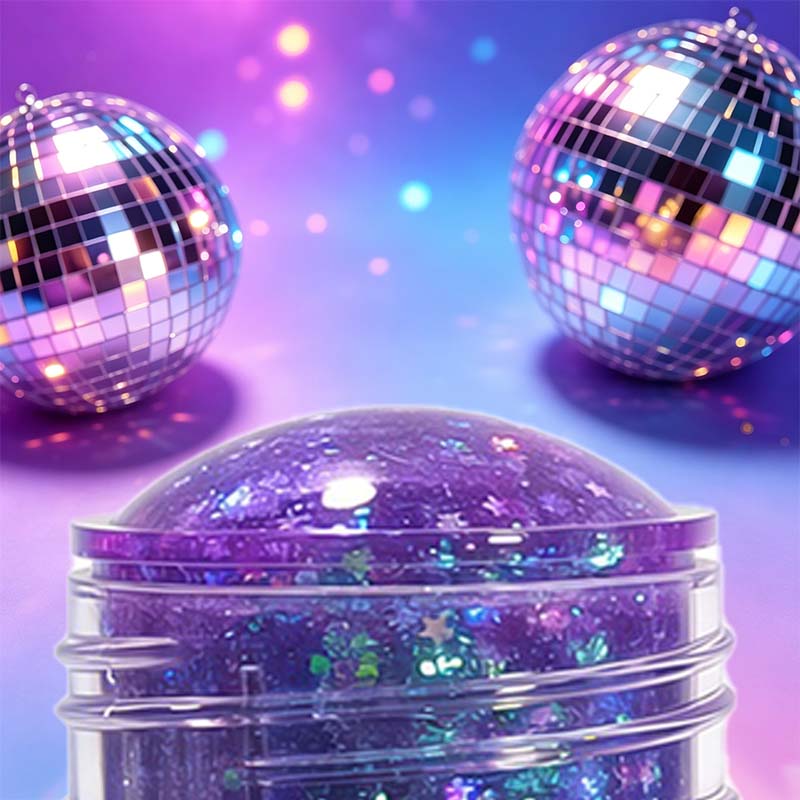 Arenzza multi-use chunky glitter gel stick, vibrant glitter in a sleek tube, suitable for makeup and body decoration in health and beauty.