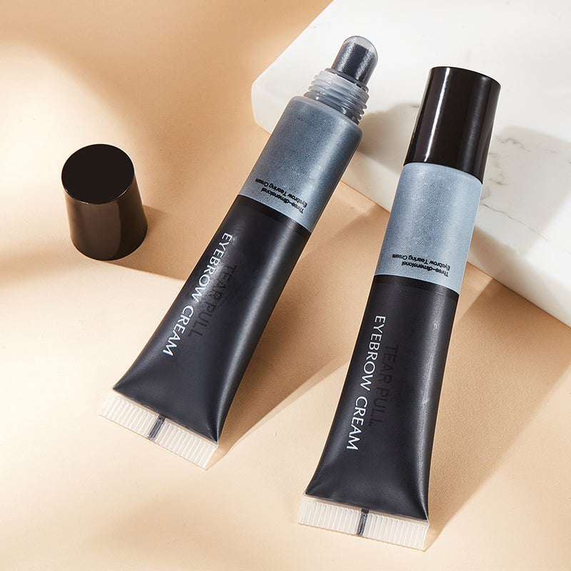 Arenzza waterproof peel-off eyebrow gel in a sleek container, ready for precise, long-lasting eyebrow shaping and styling.