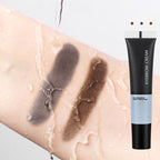 Arenzza waterproof peel-off eyebrow gel in a sleek tube, with the gel visible through the transparent packaging.