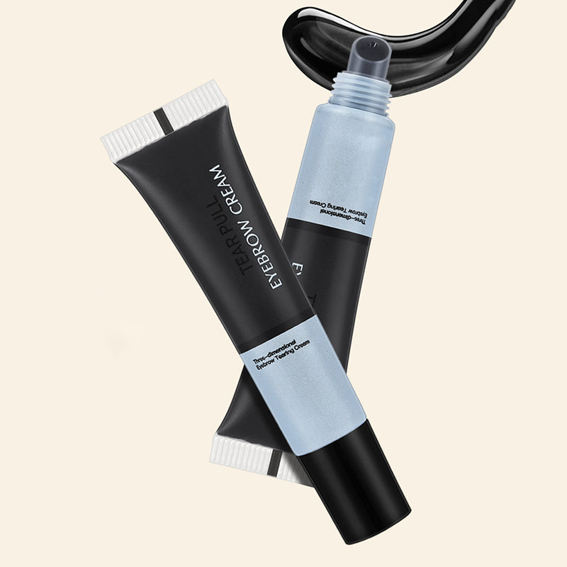 Arenzza waterproof peel-off eyebrow gel in a sleek tube, ready for easy application to shape and define eyebrows.