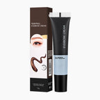 Arenzza waterproof peel-off eyebrow gel in a clear tube with a black cap, designed for shaping and defining eyebrows.