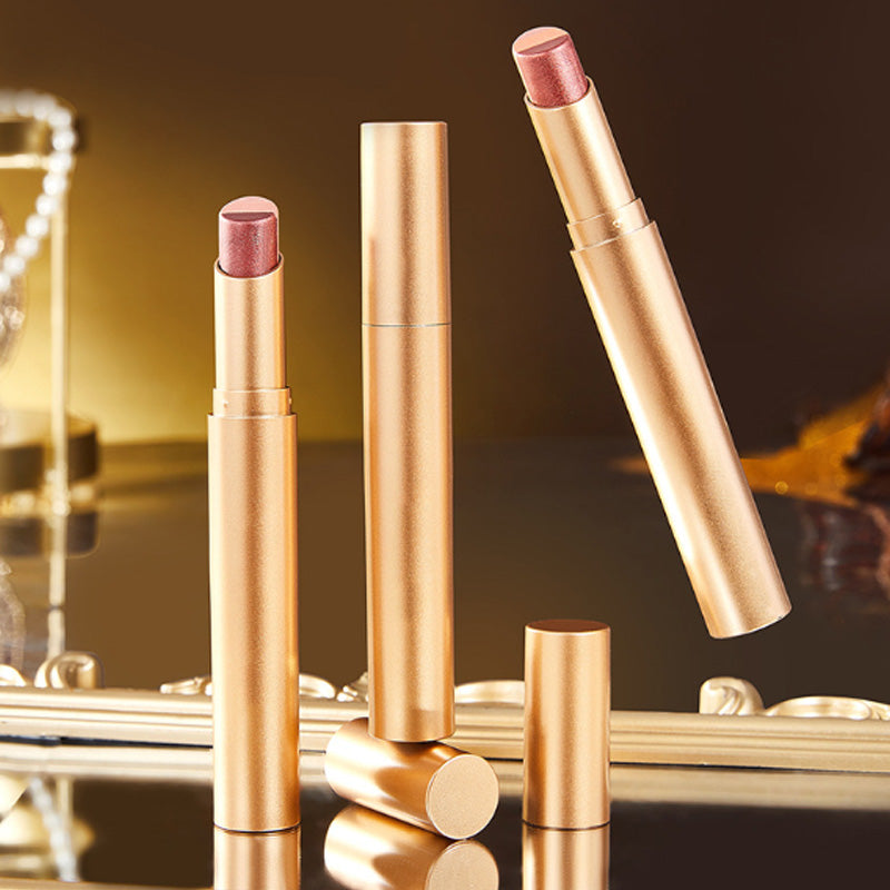 Arenzza 3-color eyeshadow stick with vibrant shades, showcasing its multi-color design in a close-up cosmetic image.