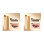 Arenzza eyeshadow stick in three color shades, showing the product with swatches and colorful packaging for health and beauty.