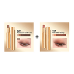 Arenzza 3-color eyeshadow stick with vibrant shades in a sleek tube, versatile for eye makeup looks, on a white background.