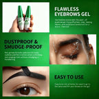A close-up of Arenzza waterproof long-lasting eyebrow tint demonstrating natural, well-defined eyebrows with even color.