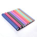 Set of 10 Arenzza universal sponge curling rods for hair styling, showing flexible, colorful curling tools for health and beauty use.